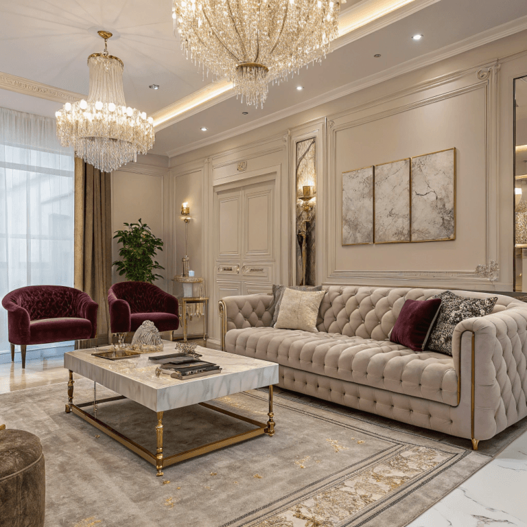 ديكورات فاخرة بالرياض