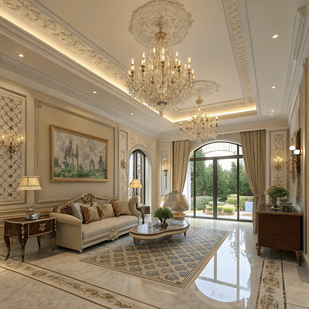 ديكورات فاخرة بالرياض