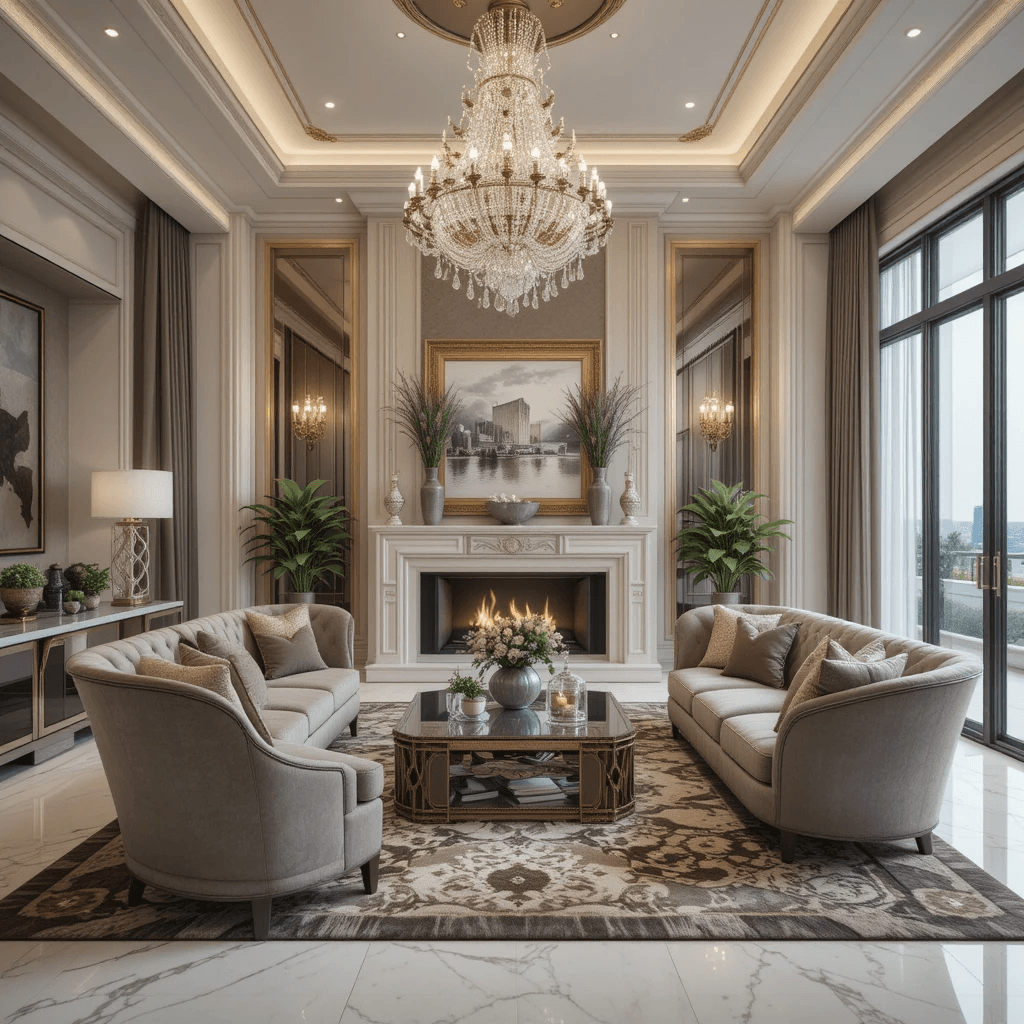 ديكورات حديثة للصالات بالرياض